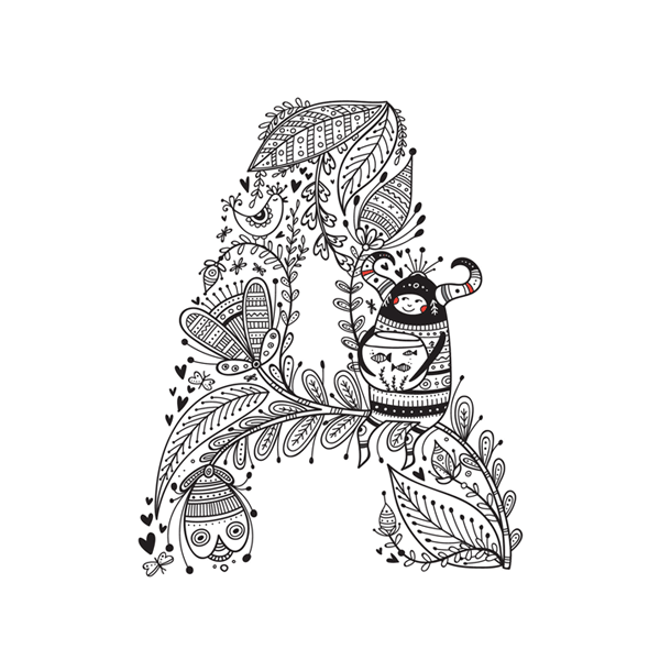 36 days 36daysoftype type font lettering chracter monster number letters alphabet