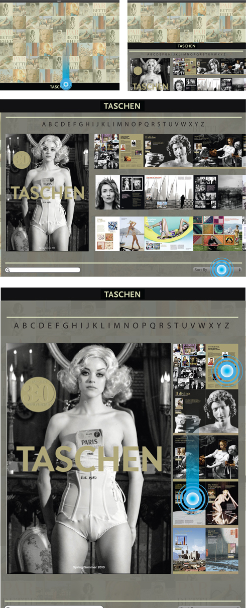 iPad app design taschen D&AD