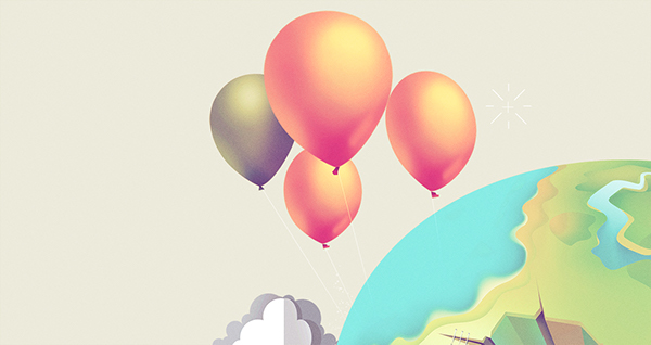 Earth Balloon - Shopping campaign - Conceptual