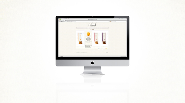 Website  design  biscuit  Proust  conception