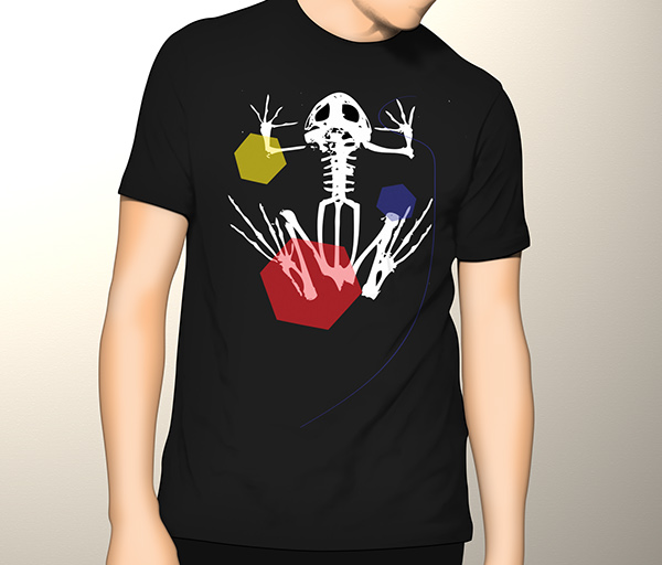 t-shit t-shirts tshirt skeleton RGB graphic design poster