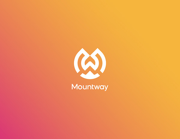 Modern logo, M letter logo, Travel agency logo design