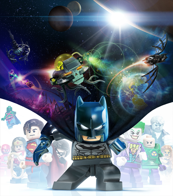 Lego Batman 3 batman LEGO Green Lantern superman wonder woman Dc Comics DC Super Heroes Green Arrow Batman Beyond Flash Brainiac Space Battle