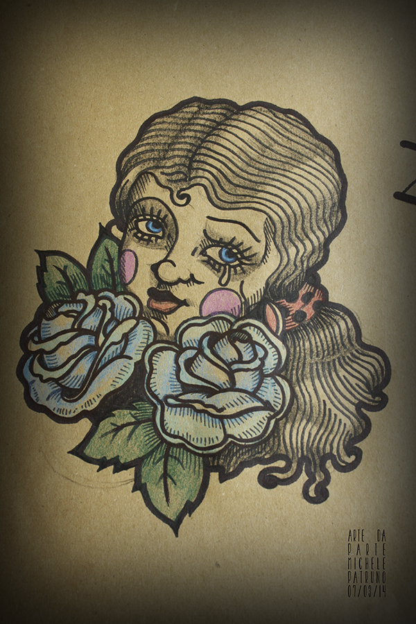 tattoo Draft sketch bodyart draw old school oldschool ink paper hand drawn skin