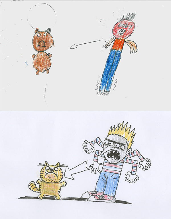 kids children art Project volunteer monster monster by kids Character