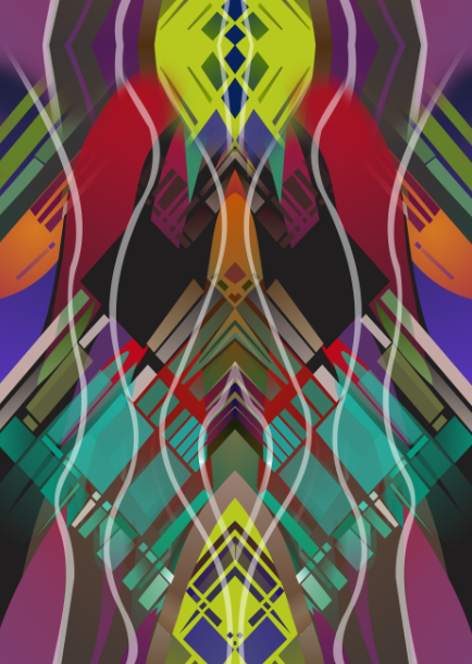 digital pattern Estampa geometrico print color
