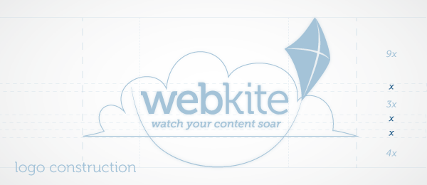 WebKite Brand Development blue SKY red UI