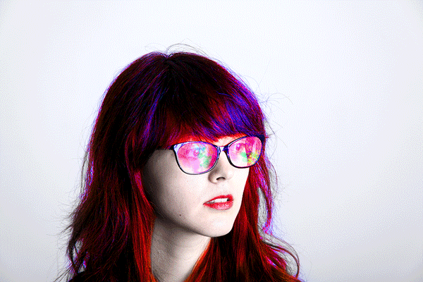 color gif cinemagraph Colored Hair hue color wheel saturated