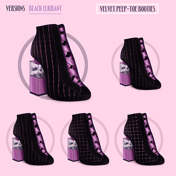 Black Currant Booties Experimental Design
