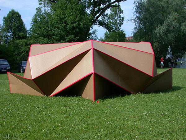 tent  cardboard  temporary  Outdoor  Folding