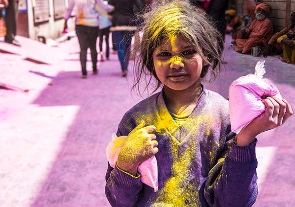Holi time in INDIA