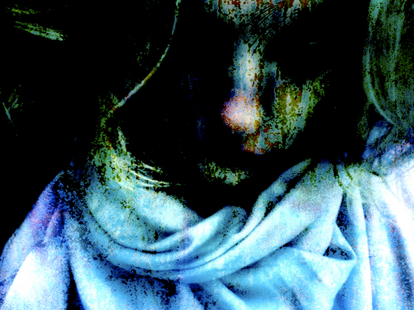 collage digital illustration portrait self portrait texture daily365