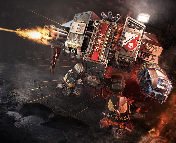 3D Warhammer wh40k sci-fi apocalypse Demons