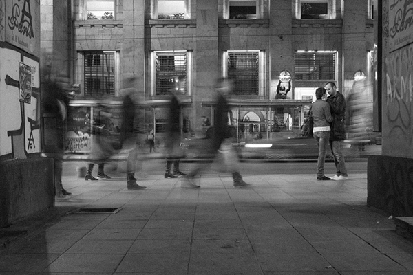 analog digital Canon street photography Urban frames black and white