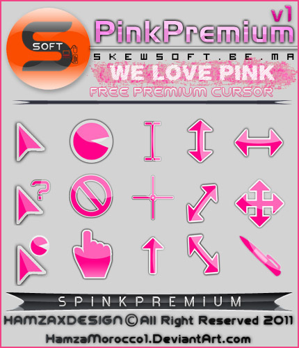 SPinkPremium  cursor  cursors  free  premium hamzaxdesign  download  Ani Cur