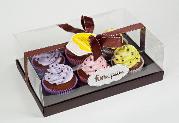 Fun cupcake cute brand Boticário package lovely