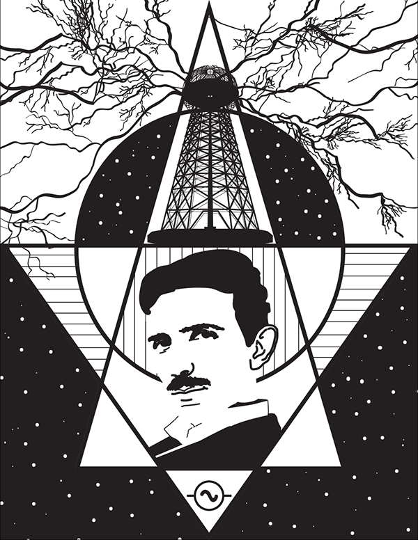 My Inventions by Nikola Tesla Book Cover on Behance
