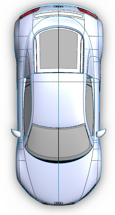 Audi R8 Solidworks car transportation design keyshot
