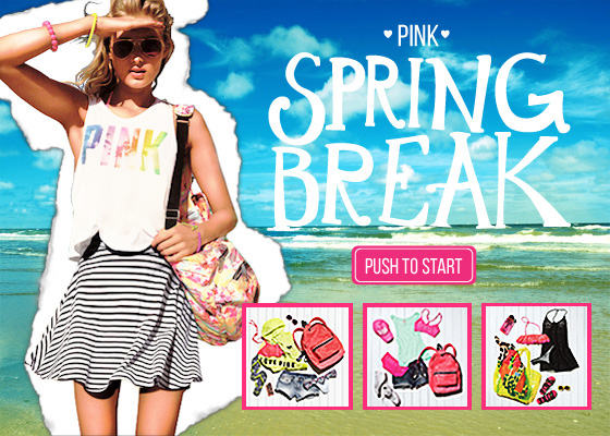 victorias secret pink campaign SpringBreak