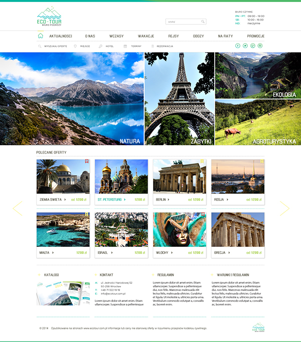 Travel travel agency logo Webdesign outline simple mountains hills sea eco tour tour