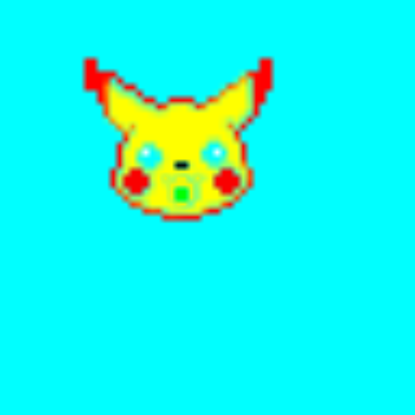 Pixel art pikachu Pokemon Nintendo game