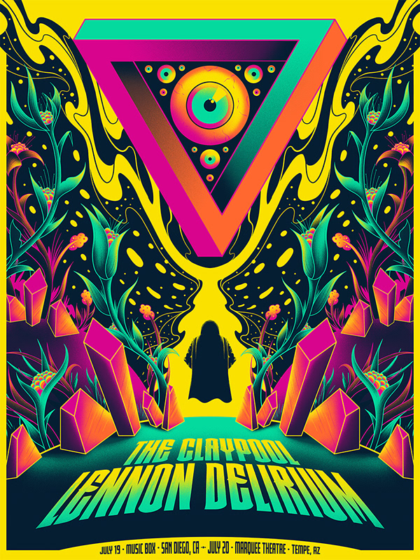 Various gig posters