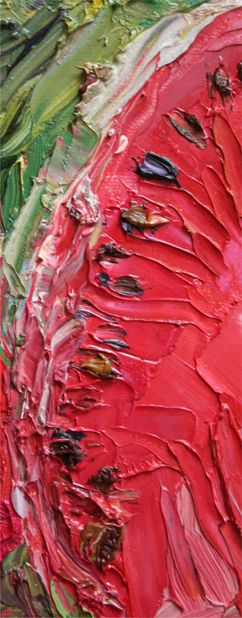 still life oil canvas stroganof anya drokova andrew koskov color apple pastel paper watermelon Flowers
