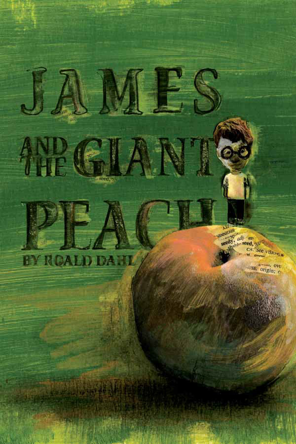james and the giant peach Book Cover Design