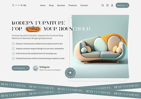 Furniture Selling Website