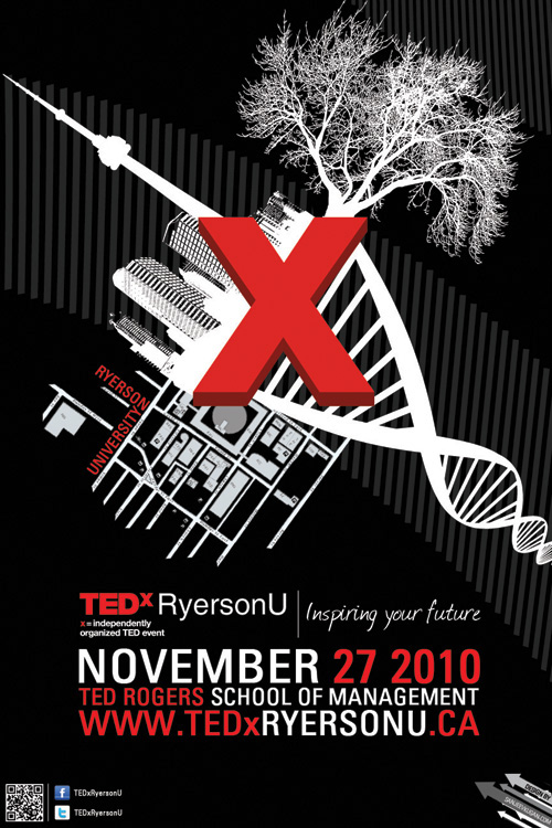 TEDx TEDxRyerson TEDxRyersonU ted.com TED poster Program Booklet design print creative
