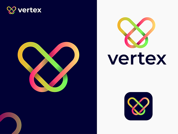 Vertex logo design