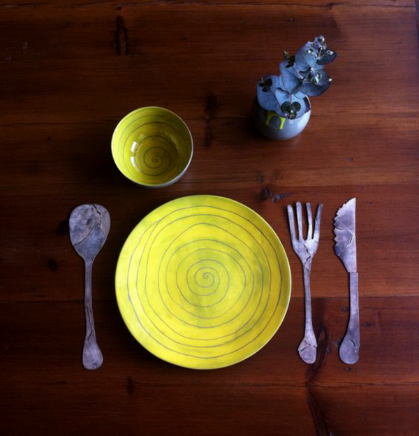 ceramic plate handmade design art craft tableware
