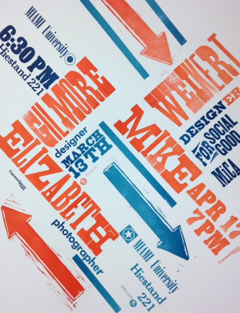 Poster Design letterpress