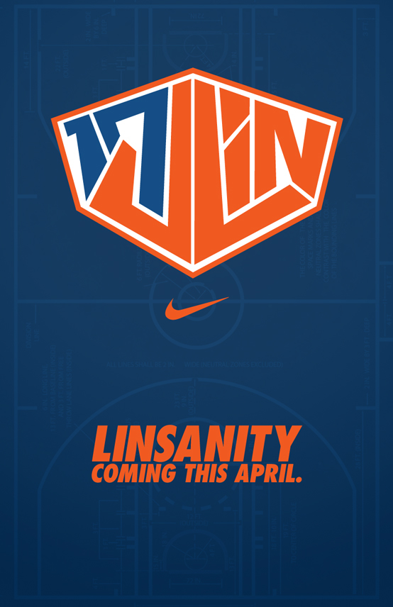 Nike logo basketball NBA jeremy jeremy lin ads merchandise nike basketball brand websites linsanity creative logos Knicks
