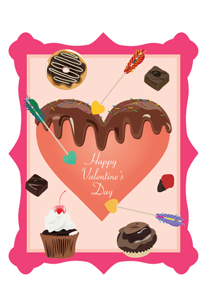 Happy Valentine's Day chocolate