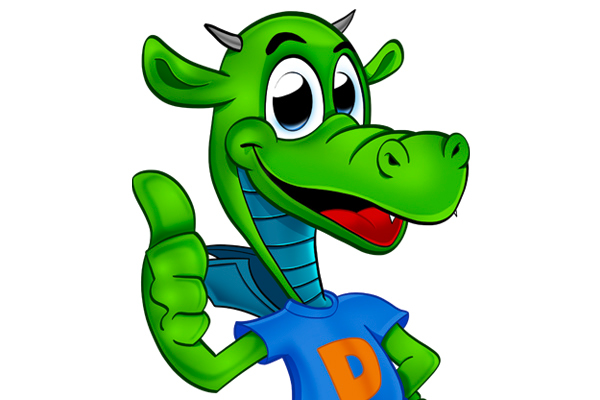illustrations Cartoons Mascots Mascot dragon sport club identity corporate