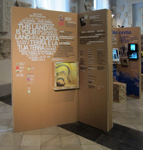 land. earth  people   migrants  Guthrie Ethnic archaeologic  museum Exhibition  cardboard