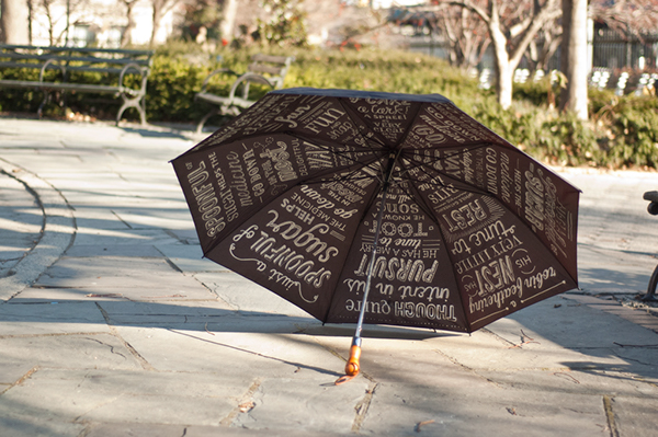 stefan sagmeister hand-lettering Umbrella