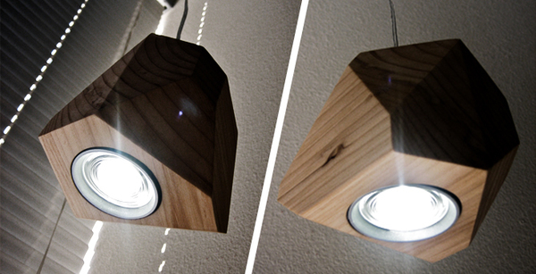 wood light lighting industrial workerman inku Adam brackney wooden modern minimal walnut ash led carbon