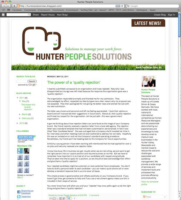 Hunter People Solutions  hr Human Resources