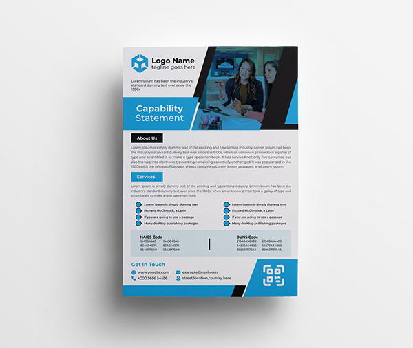 Business Capability Statement Template Design