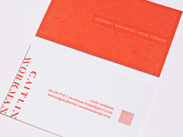 experimental  identity cards Layout  promotion  Process letterpress