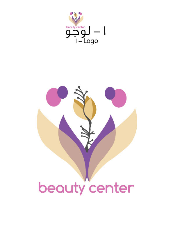 logo lettre Carte graphique visite charte beaty center beauty Beauty Centre
