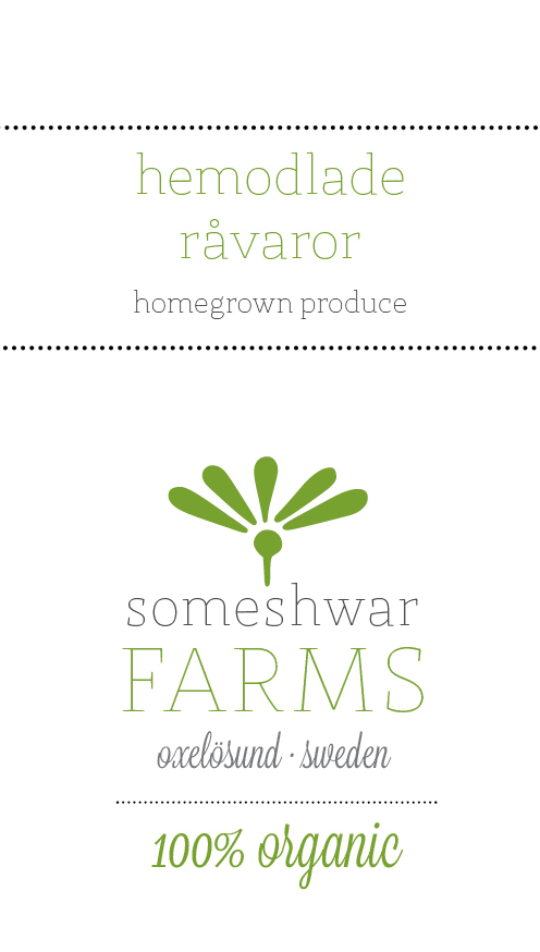 logo Label brand farm produce sticker Organic Produce Sweden