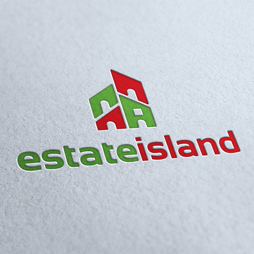 estate Island logo template real estate home holyday