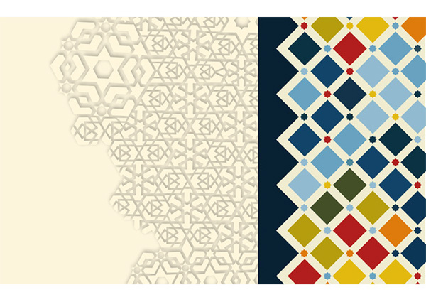 Rug arabic pattern