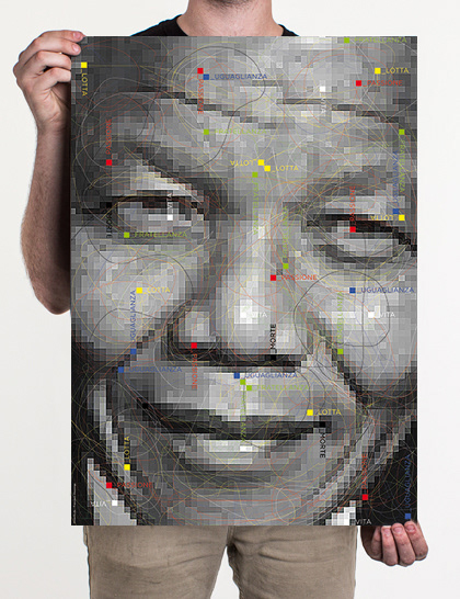 Mandela poster project Mandela poster design Francesco Mazzenga Exhibition  sudafrica
