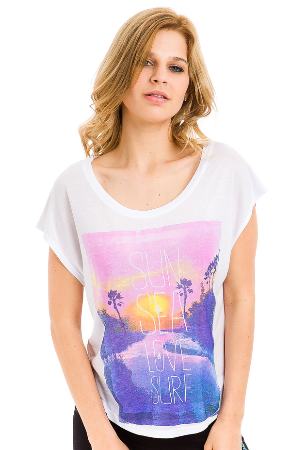 t-shirt summer tee design print Surf moda diseño textil remera