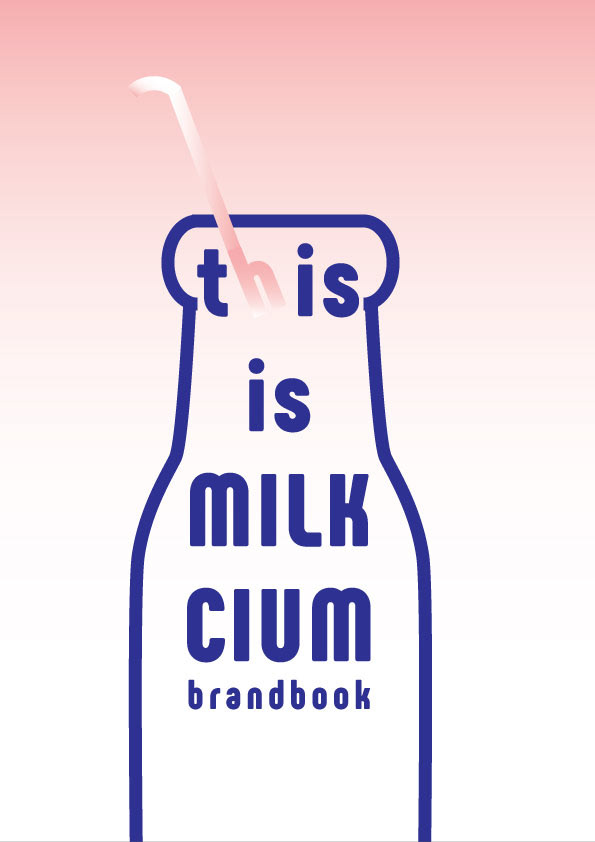 branding  map milk graphic