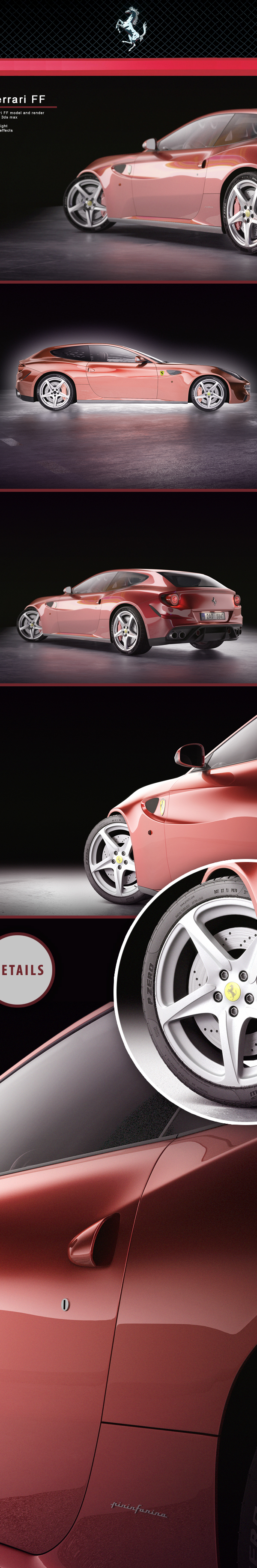 Ferrari FF 3M 1080 Custom Wrap on Behance